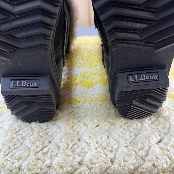 LL Bean Rangeley Pac Boot Mid Waterproof Insulated Black Winter Boots Women 6 - Picture 16 of 16